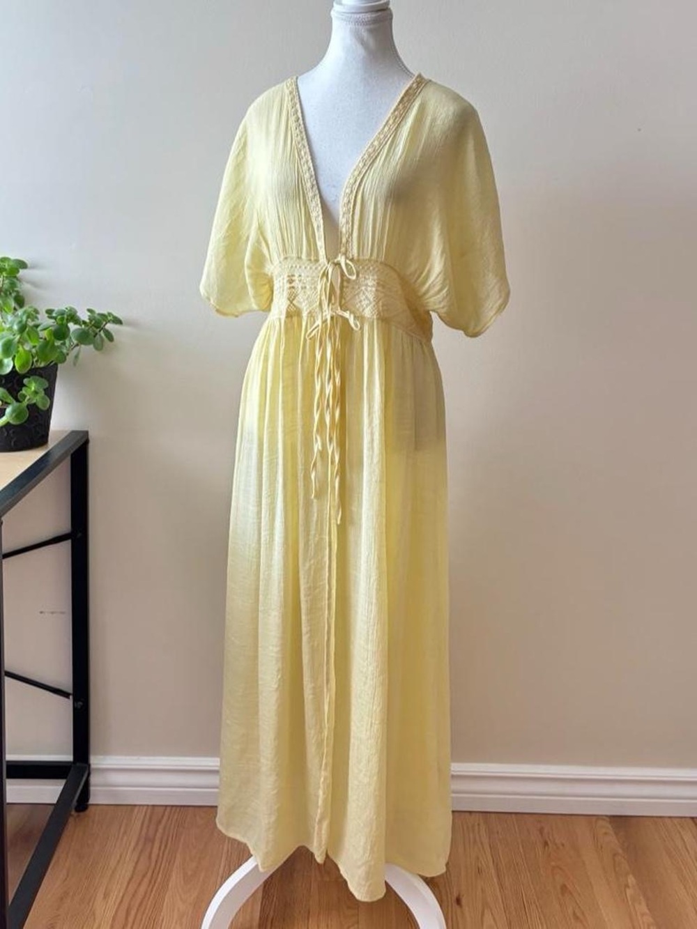 Light Yellow Maxi Dress